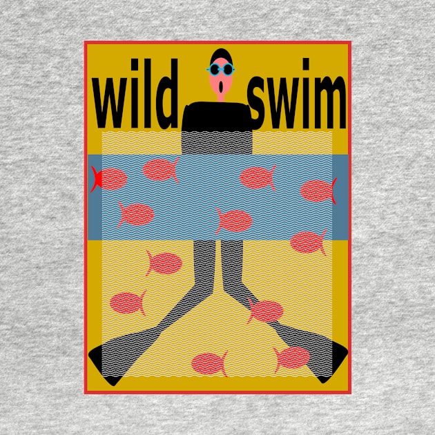 Wild Swim by krisevansart